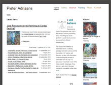 Tablet Screenshot of pieter-adriaans.com